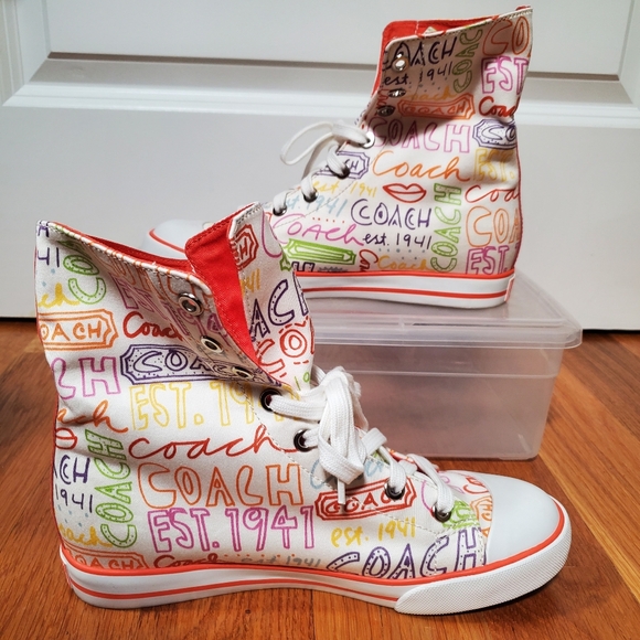 Coach Bonney Hi TopWomens Size 7B - Picture 7 of 12